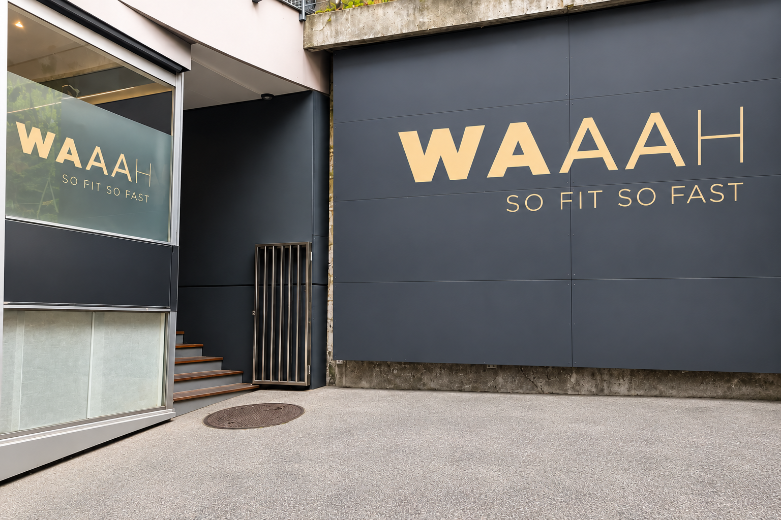 Entrée du centre Waaah Lausanne