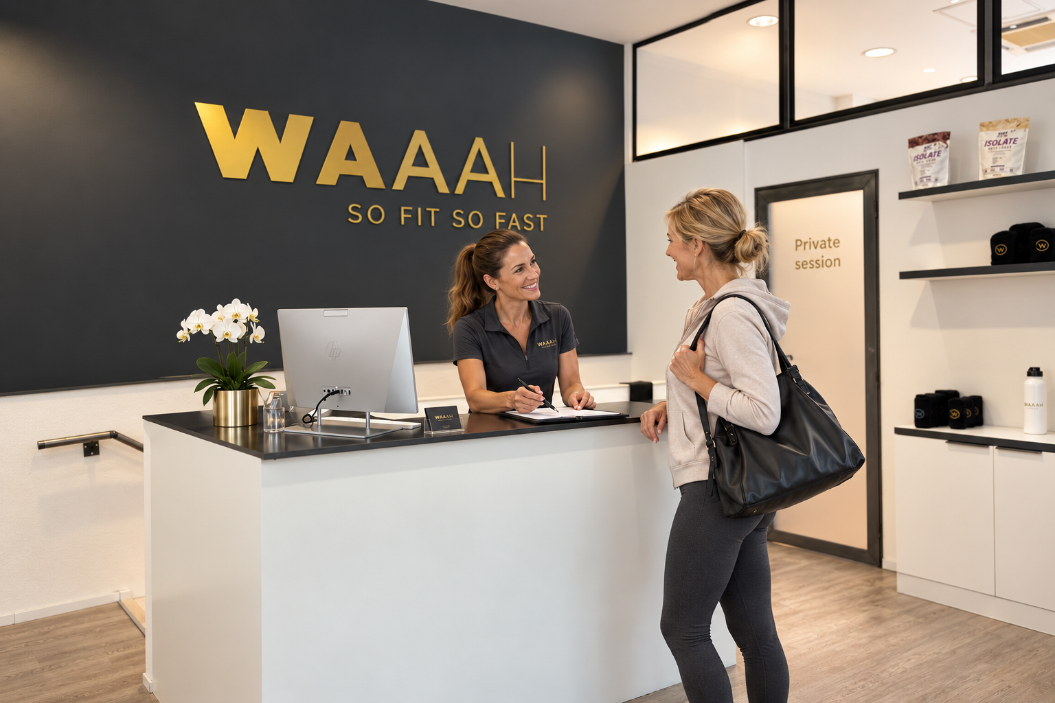 Une cliente accueillie et accompagnée dans un centre Waaah
